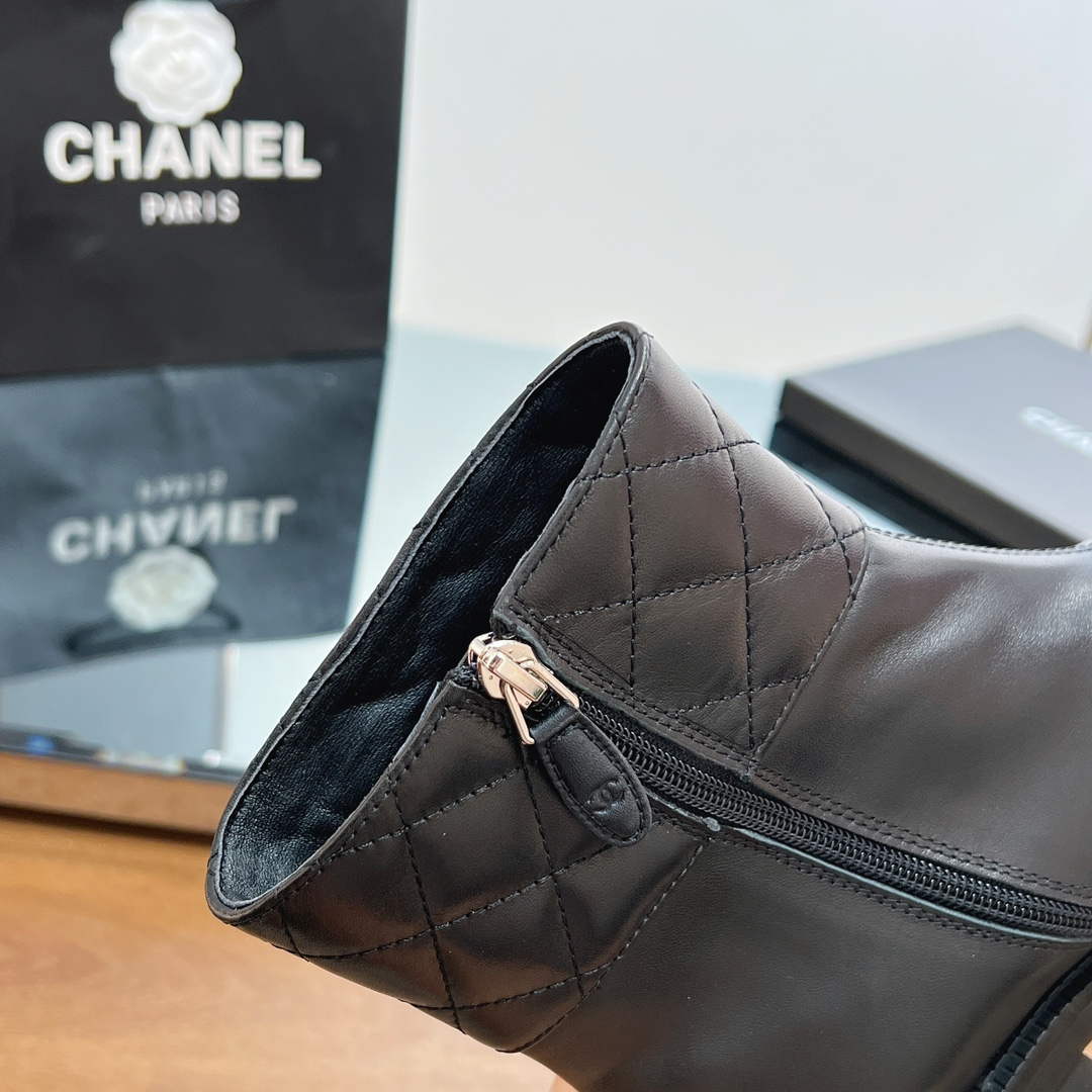 Chanel Women's Fashion Shoes Short Boots C92402 - US 4=Euro 35 - View 9