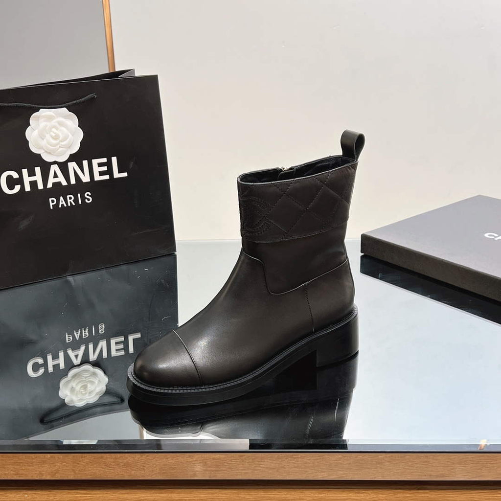 Chanel Women's Fashion Shoes Short Boots C92403