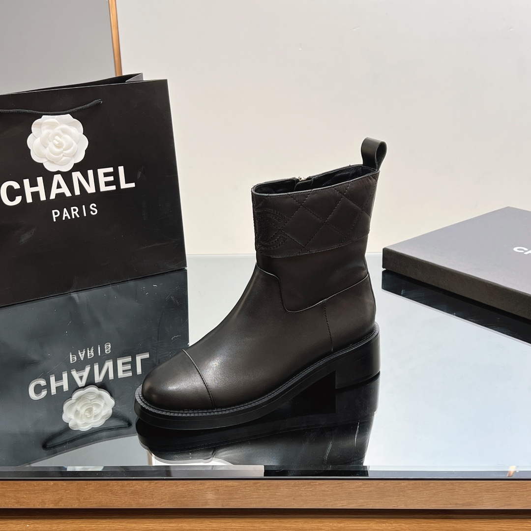Chanel Women's Fashion Shoes Short Boots C92403