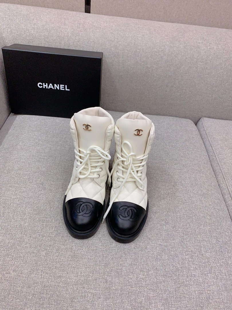 Chanel Women's Fashion Shoes Short Boots C92404 - US 4=Euro 35 - View 1