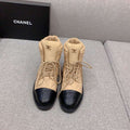 Chanel Women's Fashion Shoes Short Boots C92405 - US 4=Euro 35 - View 1
