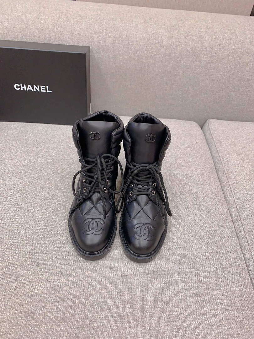 Chanel Women's Fashion Shoes Short Boots C92406 - US 4=Euro 35 - View 1