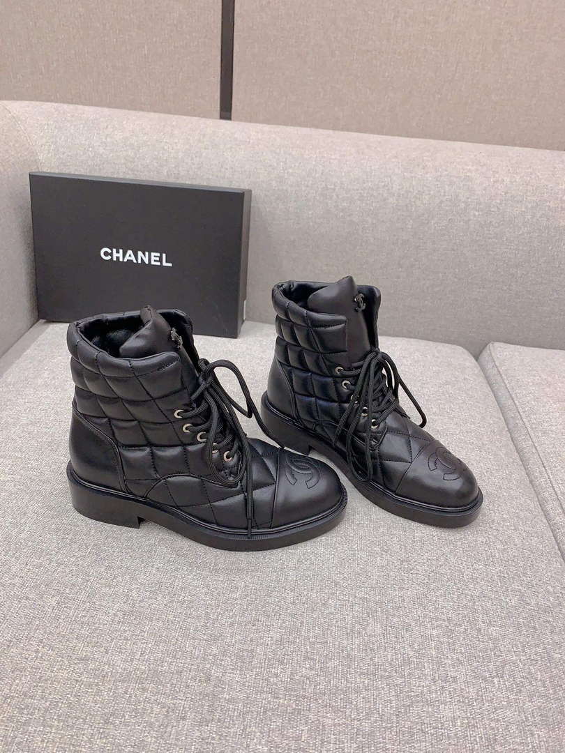 Chanel Women's Fashion Shoes Short Boots C92406 - US 4=Euro 35 - View 2
