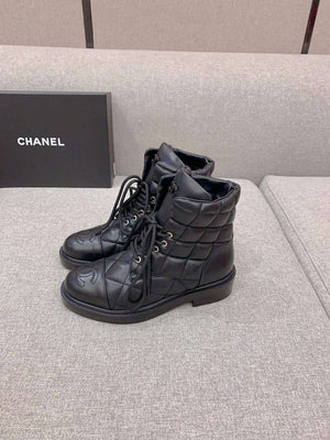 Chanel Women's Fashion Shoes Short Boots C92406 - US 4=Euro 35 - View 3