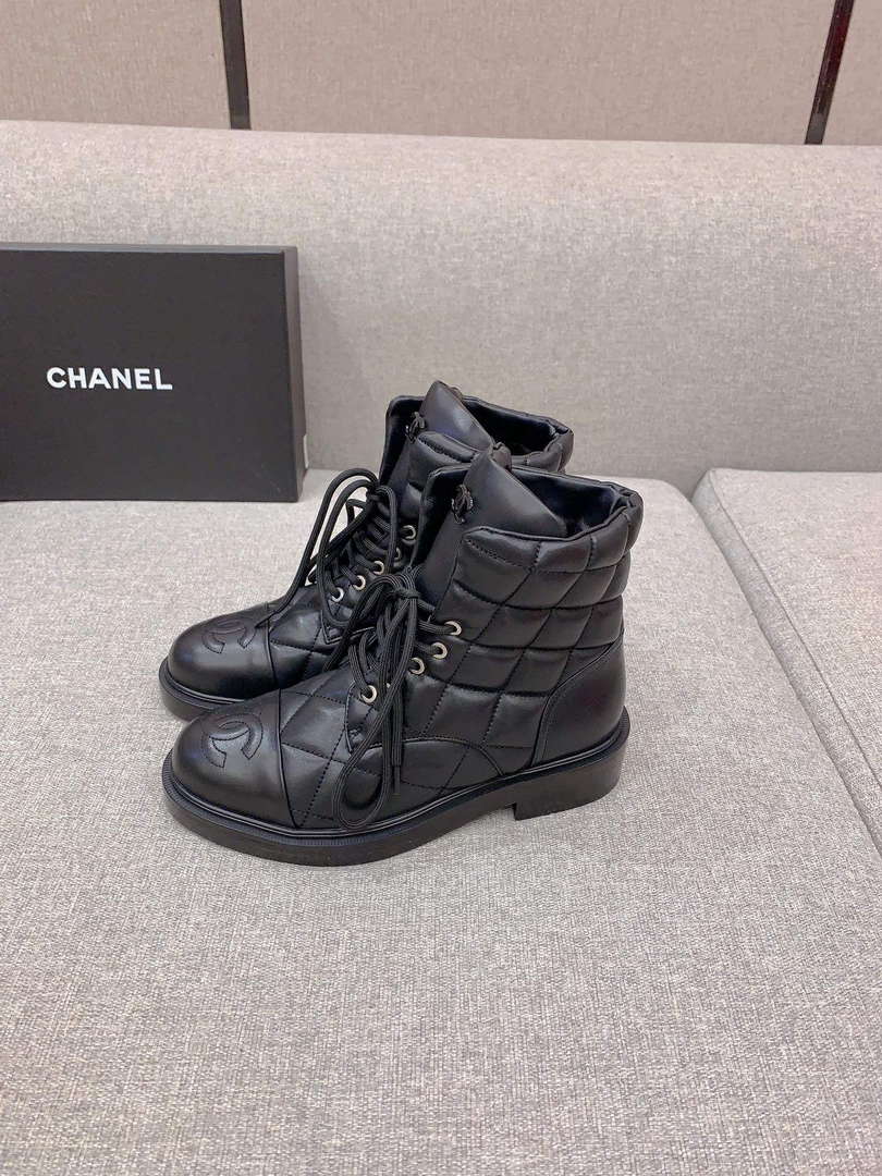 Chanel Women's Fashion Shoes Short Boots C92406 - US 4=Euro 35 - View 3