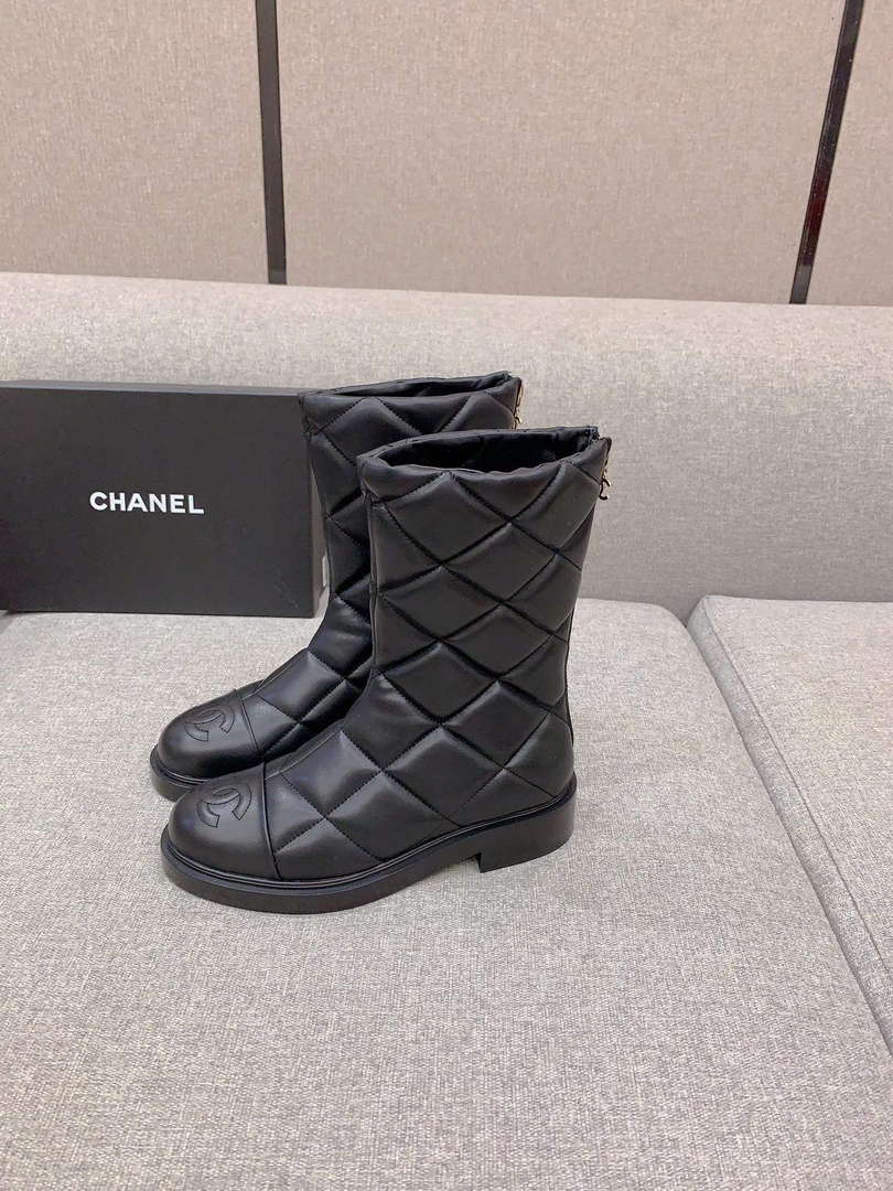 Chanel Women's Fashion Shoes Short Boots C92409 - US 4=Euro 35 - View 3