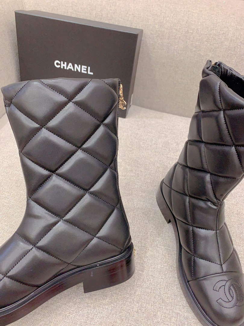Chanel Women's Fashion Shoes Short Boots C92409 - US 4=Euro 35 - View 7