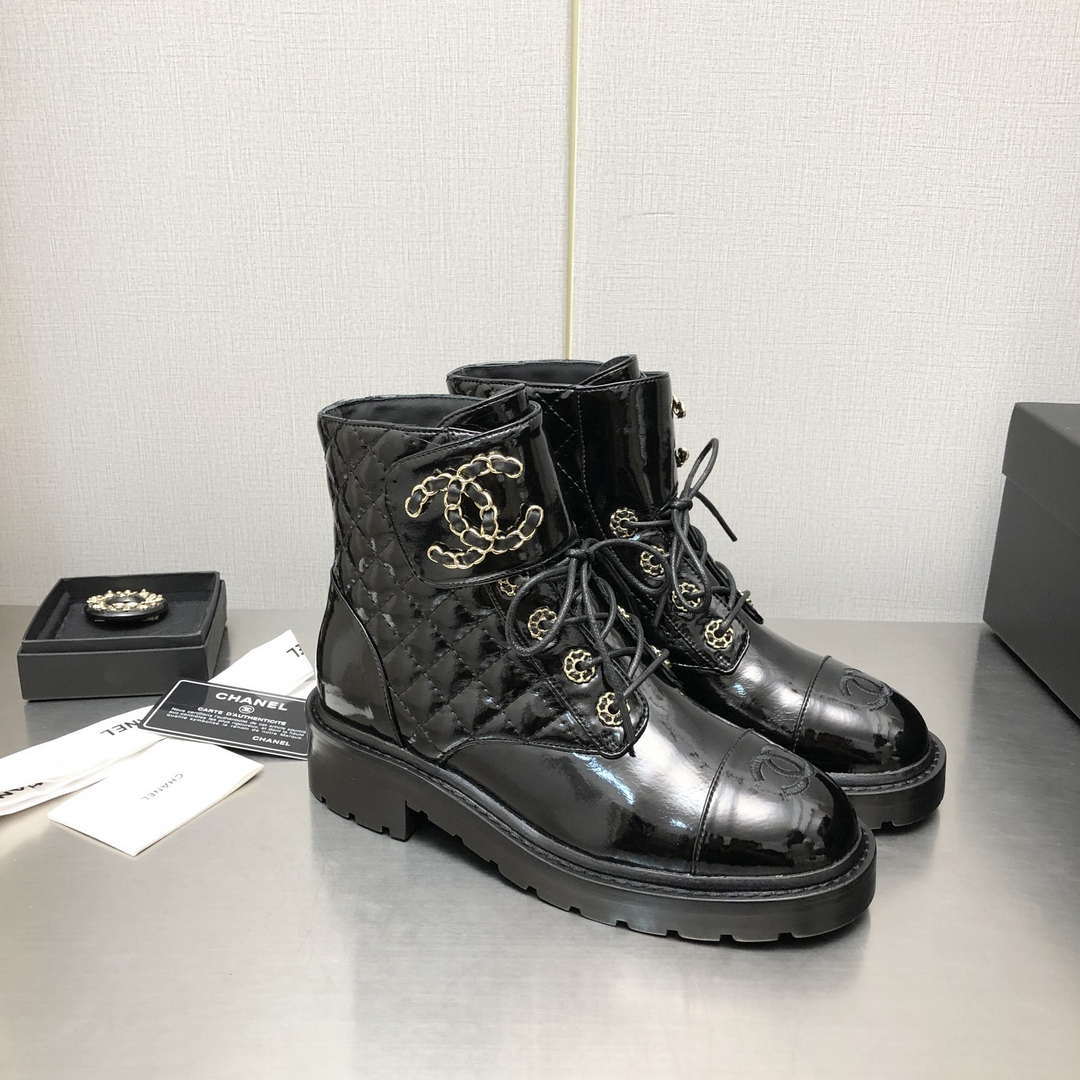 Chanel Women's Fashion Shoes Short Boots C925110 - US 4=Euro 35 - View 6
