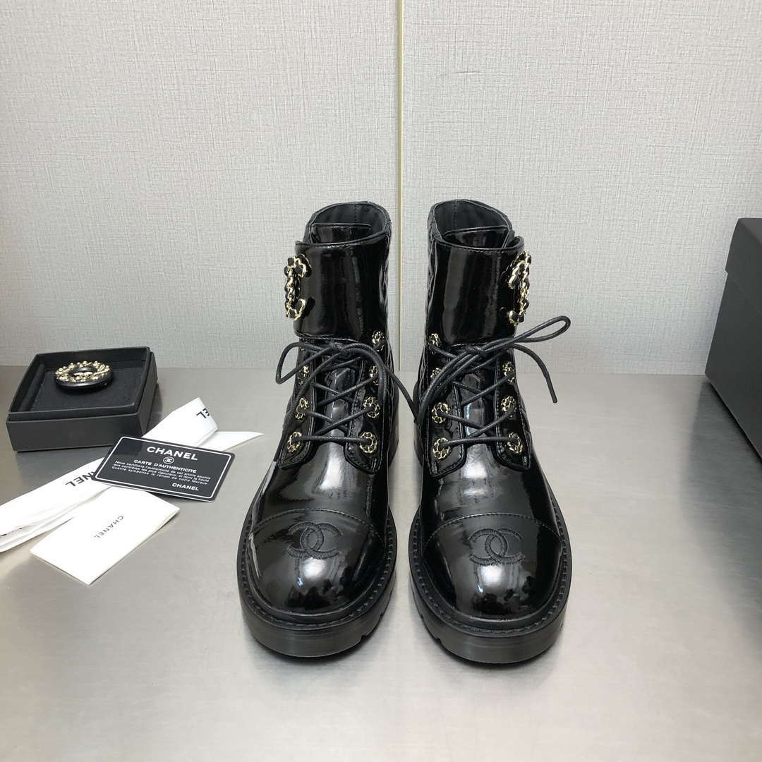 Chanel Women's Fashion Shoes Short Boots C925110 - US 4=Euro 35 - View 8