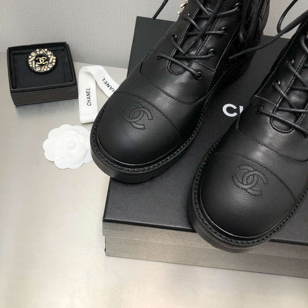 Chanel Women's Fashion Shoes Short Boots C925111 - US 4=Euro 35 - View 5
