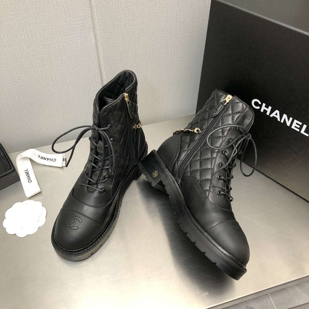 Chanel Women's Fashion Shoes Short Boots C925111 - US 4=Euro 35 - View 6
