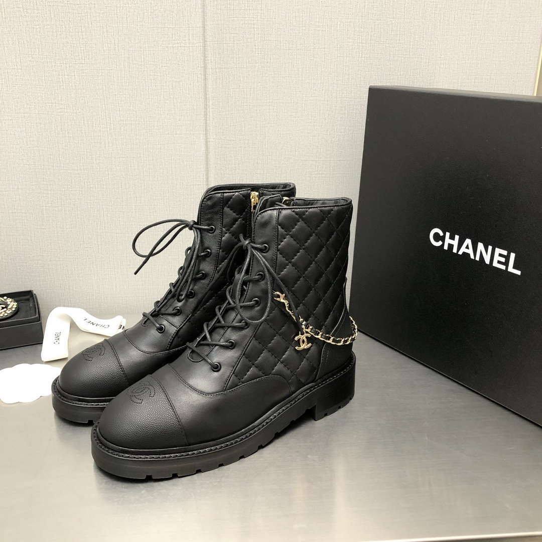 Chanel Women's Fashion Shoes Short Boots C925111 - US 4=Euro 35 - View 8