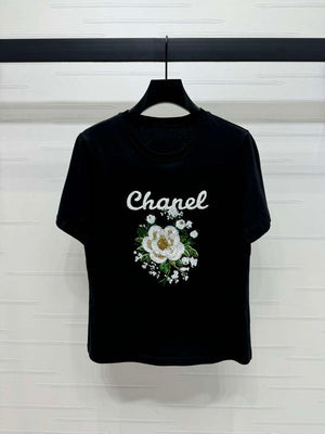 Chanel Women's Fashion T-shirt C81002 - S / Black - View 1