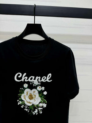 Chanel Women's Fashion T-shirt C81002 - S / Black - View 2