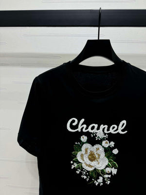 Chanel Women's Fashion T-shirt C81002 - S / Black - View 3