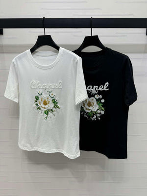 Chanel Women's Fashion T-shirt C81002 - S / Black - View 10