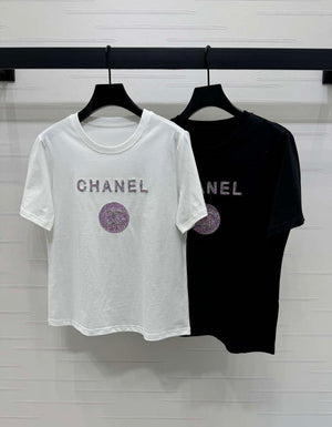 Chanel Women's Fashion T-shirt C81003 - S / White - View 1