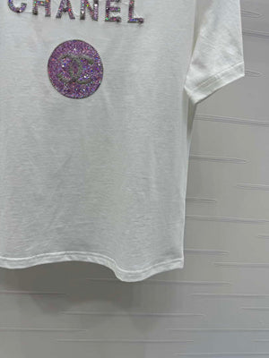 Chanel Women's Fashion T-shirt C81003 - S / White - View 7