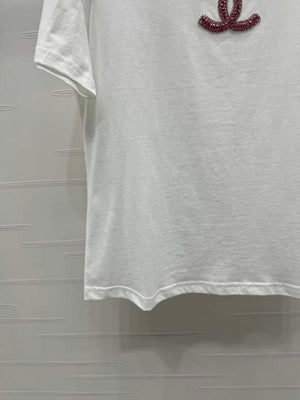 Chanel Women's Fashion T-shirt C81004 - S / White - View 6