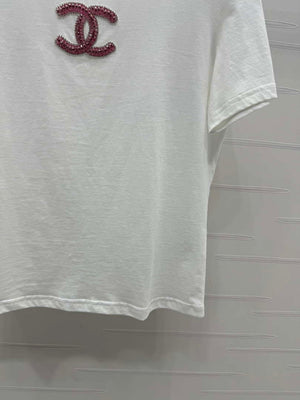 Chanel Women's Fashion T-shirt C81004 - S / White - View 7