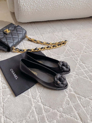 Chanel Women's G31318 Camellia shoes Lambskin  CC91008 - Euro 35=US 4 - View 1