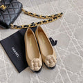 Chanel Women's G31318 Camellia shoes Lambskin CC91009 - Euro 35=US 4 - View 1