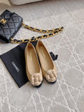 Chanel Women's G31318 Camellia shoes Lambskin CC91009