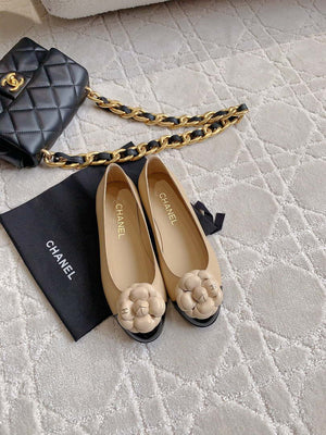 Chanel Women's G31318 Camellia shoes Lambskin CC91009 - Euro 35=US 4 - View 1