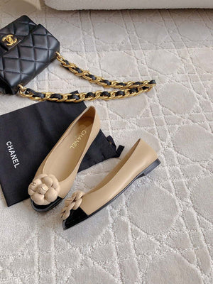 Chanel Women's G31318 Camellia shoes Lambskin CC91009 - Euro 35=US 4 - View 3