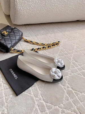 Chanel Women's G31318 Camellia shoes Lambskin CC91010 - Euro 35=US 4 - View 2