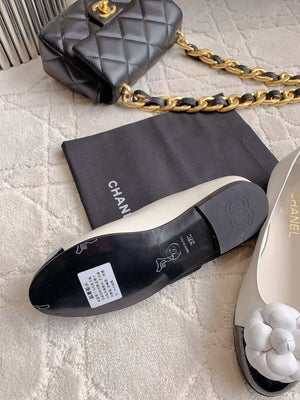 Chanel Women's G31318 Camellia shoes Lambskin CC91010 - Euro 35=US 4 - View 8