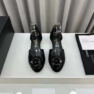 Chanel Women's G31318 Camellia shoes Lambskin Sandals Shoes CC91003 - Euro 35=US 4 - View 1