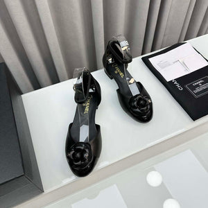 Chanel Women's G31318 Camellia shoes Lambskin Sandals Shoes CC91003 - Euro 35=US 4 - View 3
