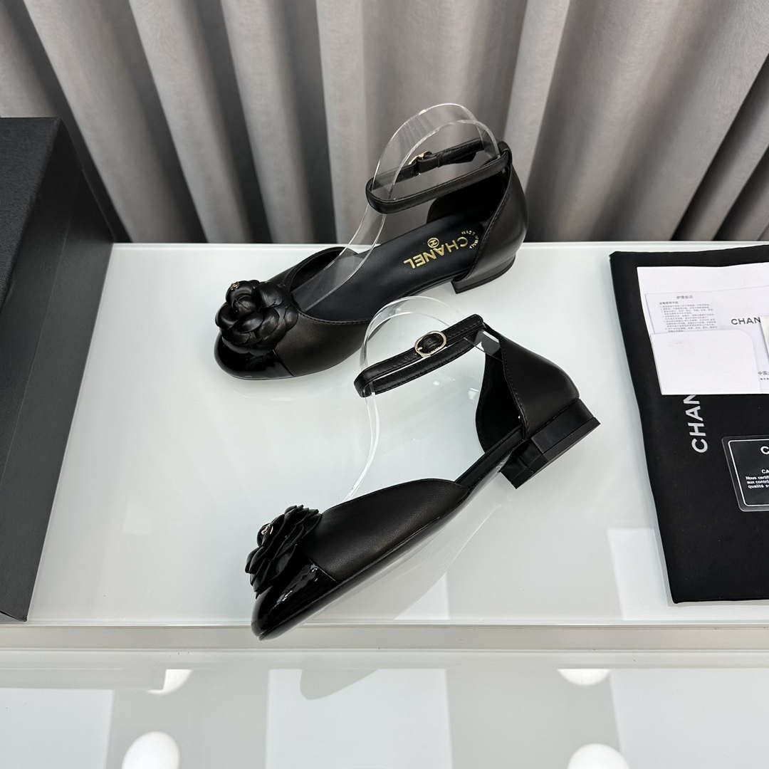 Chanel Women's G31318 Camellia shoes Lambskin Sandals Shoes CC91003 - Euro 35=US 4 - View 6