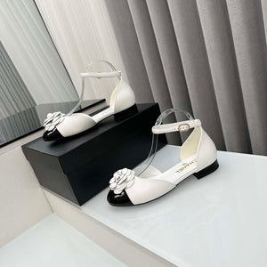 Chanel Women's G31318 Camellia shoes Lambskin Sandals Shoes CC91004 - Euro 35=US 4 - View 8