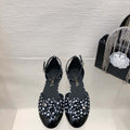 Chanel Women's G31318 Camellia shoes Lambskin Sandals Shoes CC91005 - Euro 35=US 4 - View 1