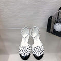 Chanel Women's G31318 Camellia shoes Lambskin Sandals Shoes CC91006 - Euro 35=US 4 - View 1