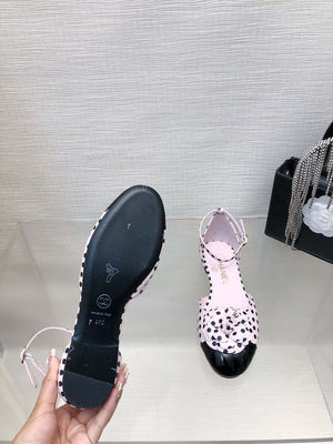 Chanel Women's G31318 Camellia shoes Lambskin Sandals Shoes CC91007 - Euro 35=US 4 - View 3