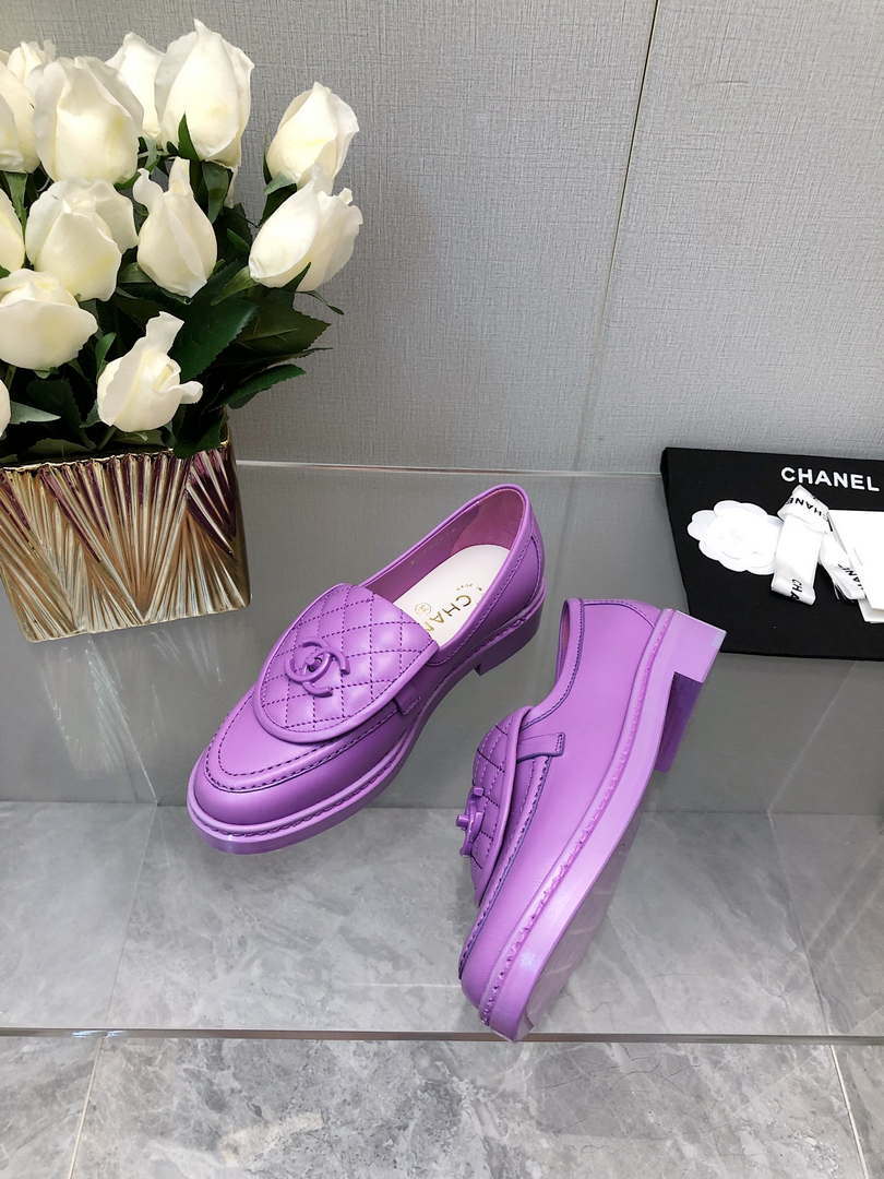 Chanel Women's G45474 Fashion Loafers Moccasins Lambskin C90403