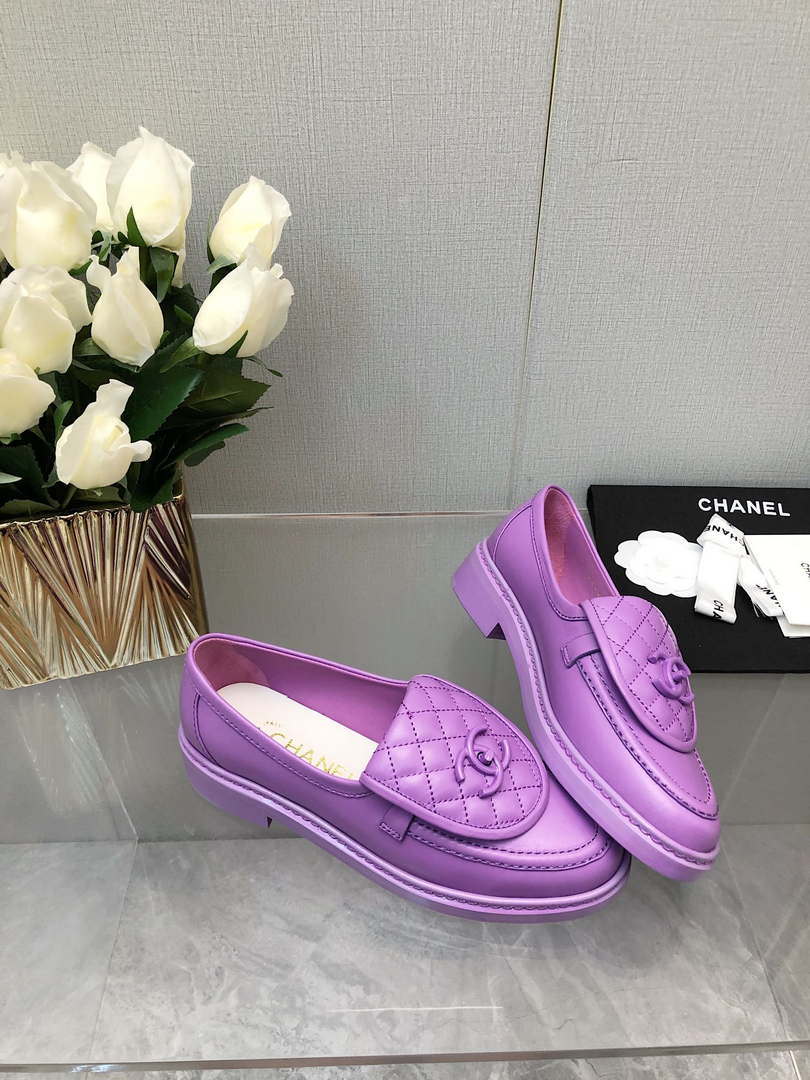 Chanel Women's G45474 Fashion Loafers Moccasins Lambskin C90403
