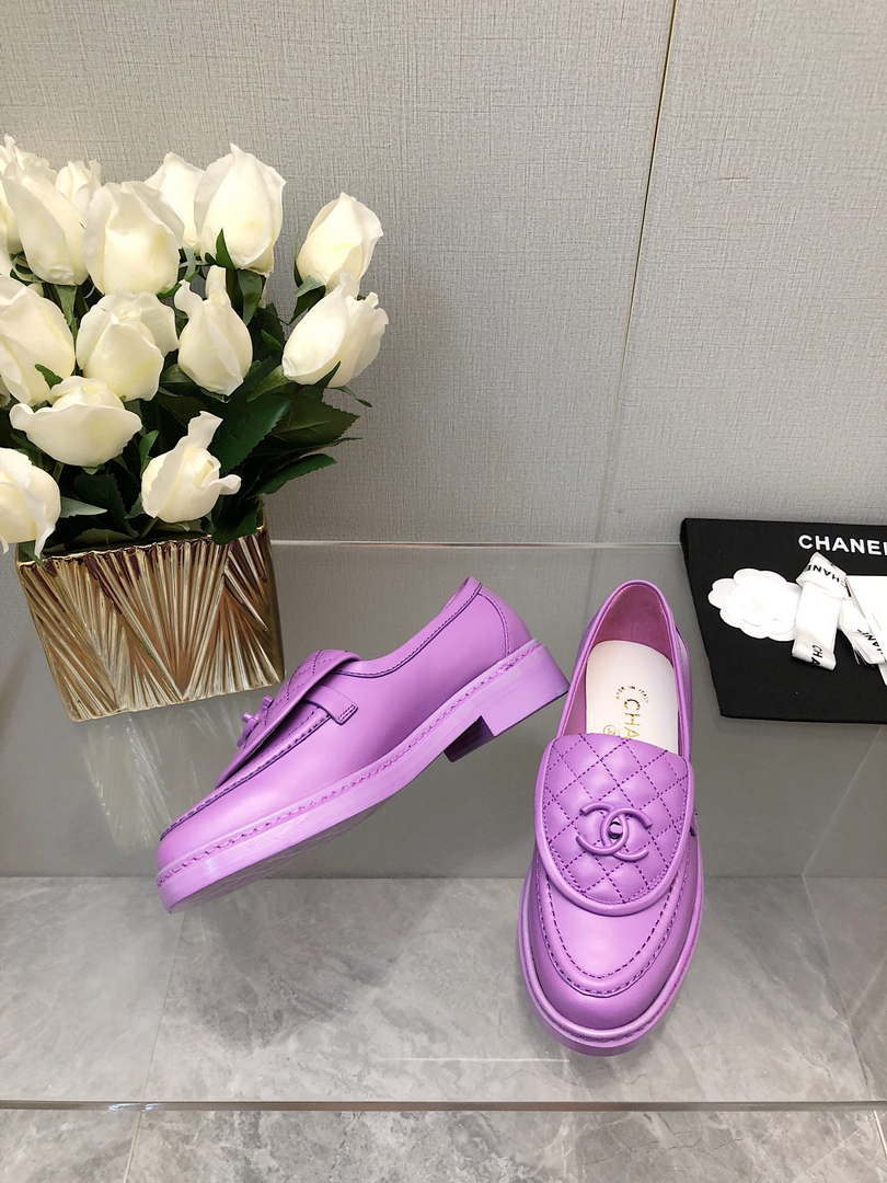 Chanel Women's G45474 Fashion Loafers Moccasins Lambskin C90403