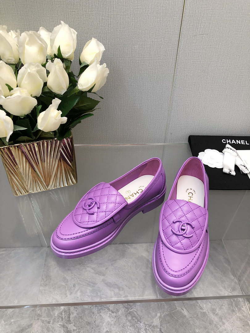 Chanel Women's G45474 Fashion Loafers Moccasins Lambskin C90403