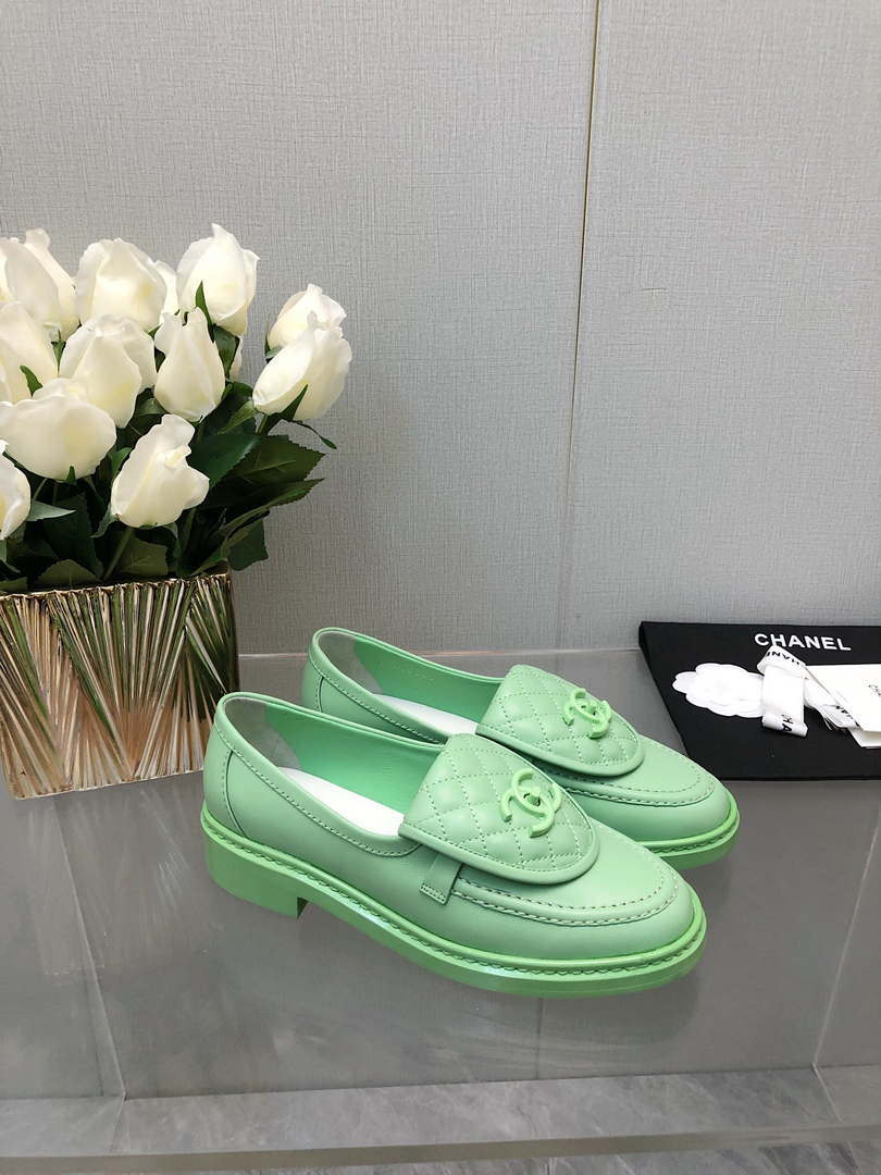 Chanel Women's G45474 Fashion Loafers Moccasins Lambskin C90405
