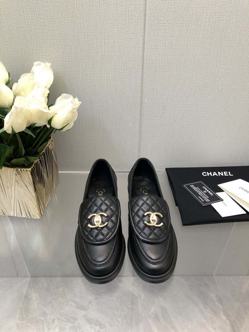Chanel Women's G45474 Fashion Loafers Moccasins Lambskin C90406 - 34 - View 1