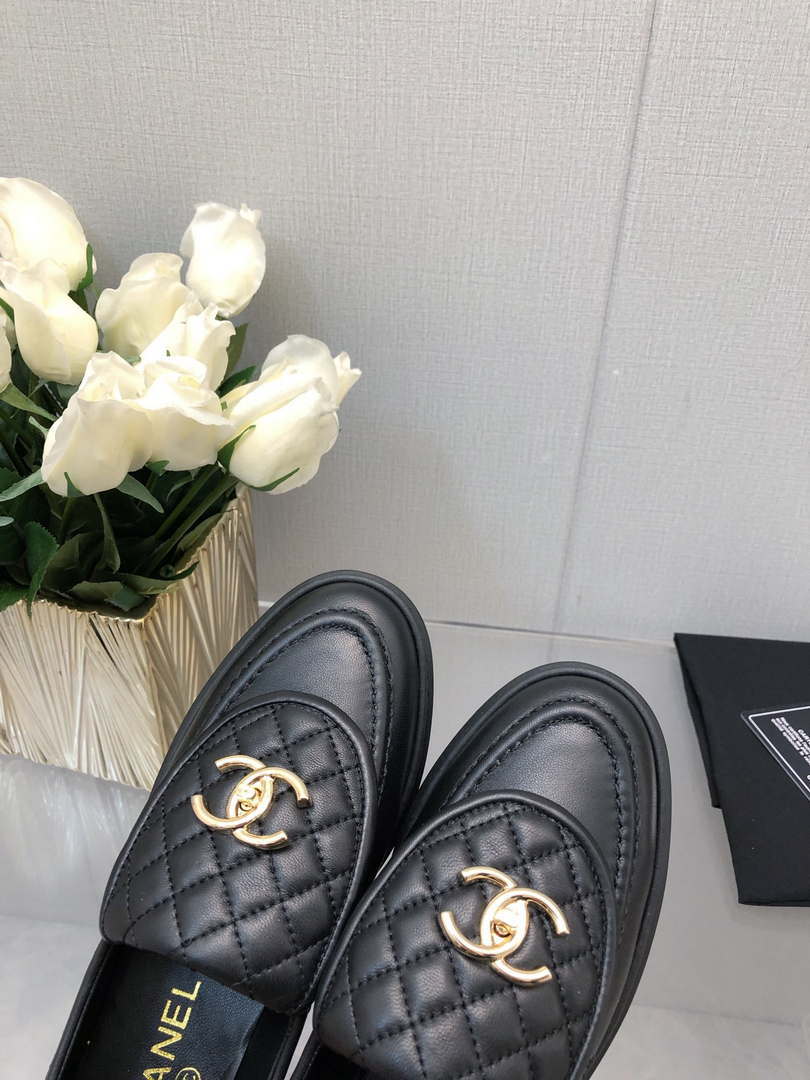 Chanel Women's G45474 Fashion Loafers Moccasins Lambskin C90406 - 34 - View 3