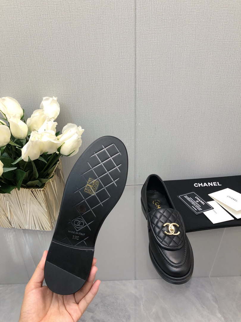Chanel Women's G45474 Fashion Loafers Moccasins Lambskin C90406