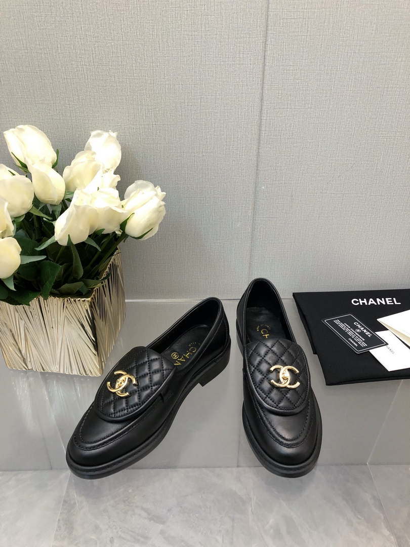 Chanel Women's G45474 Fashion Loafers Moccasins Lambskin C90406