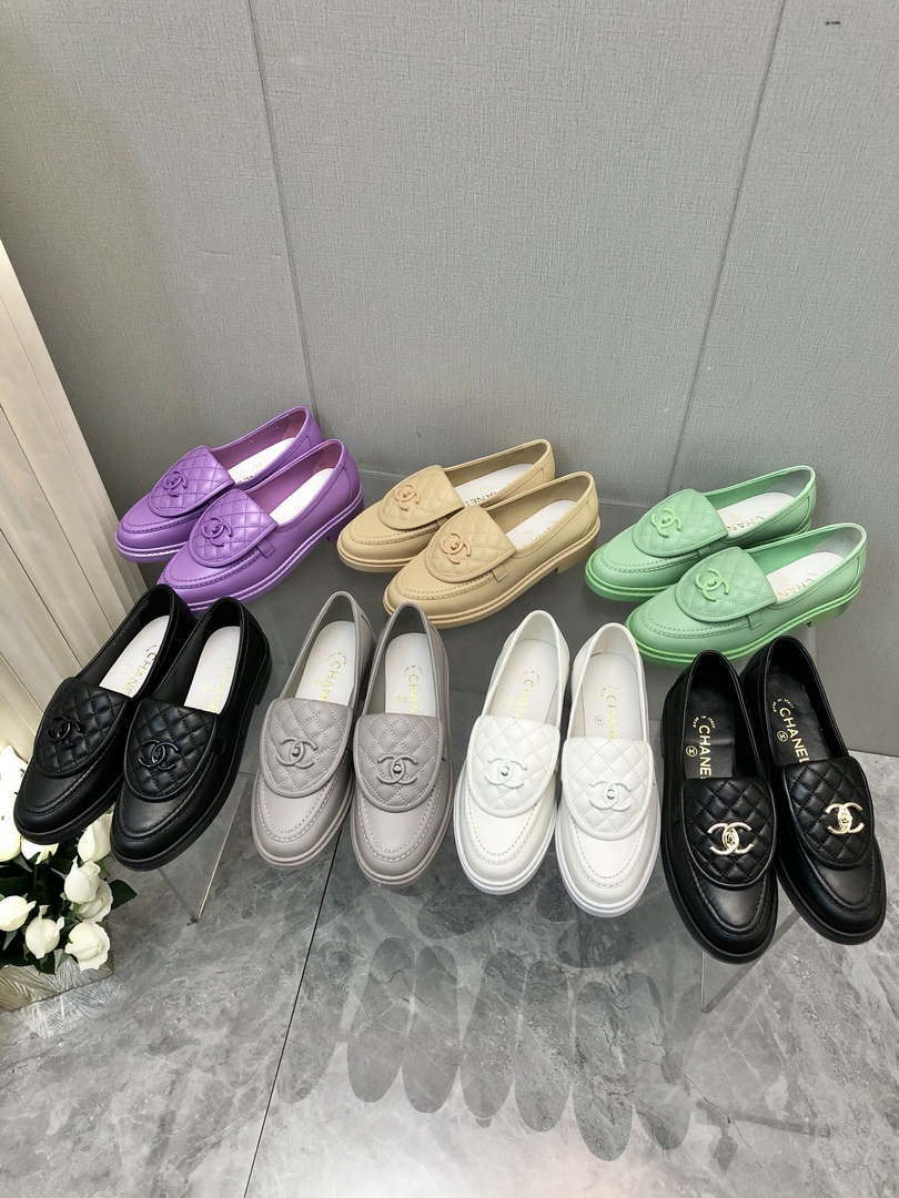 Chanel Women's G45474 Fashion Loafers Moccasins Lambskin C90400 - 34 - View 2