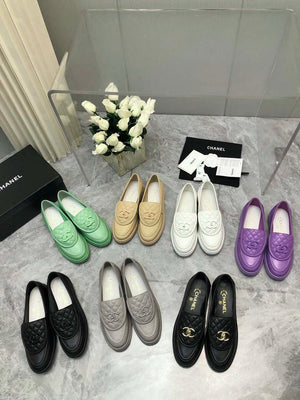Chanel Women's G45474 Fashion Loafers Moccasins Lambskin C90406 - 34 - View 10