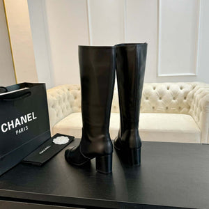 Chanel Women's G45977  Fashion High Boots Calfskin Black C92420 - US 4=Euro 35 - View 4